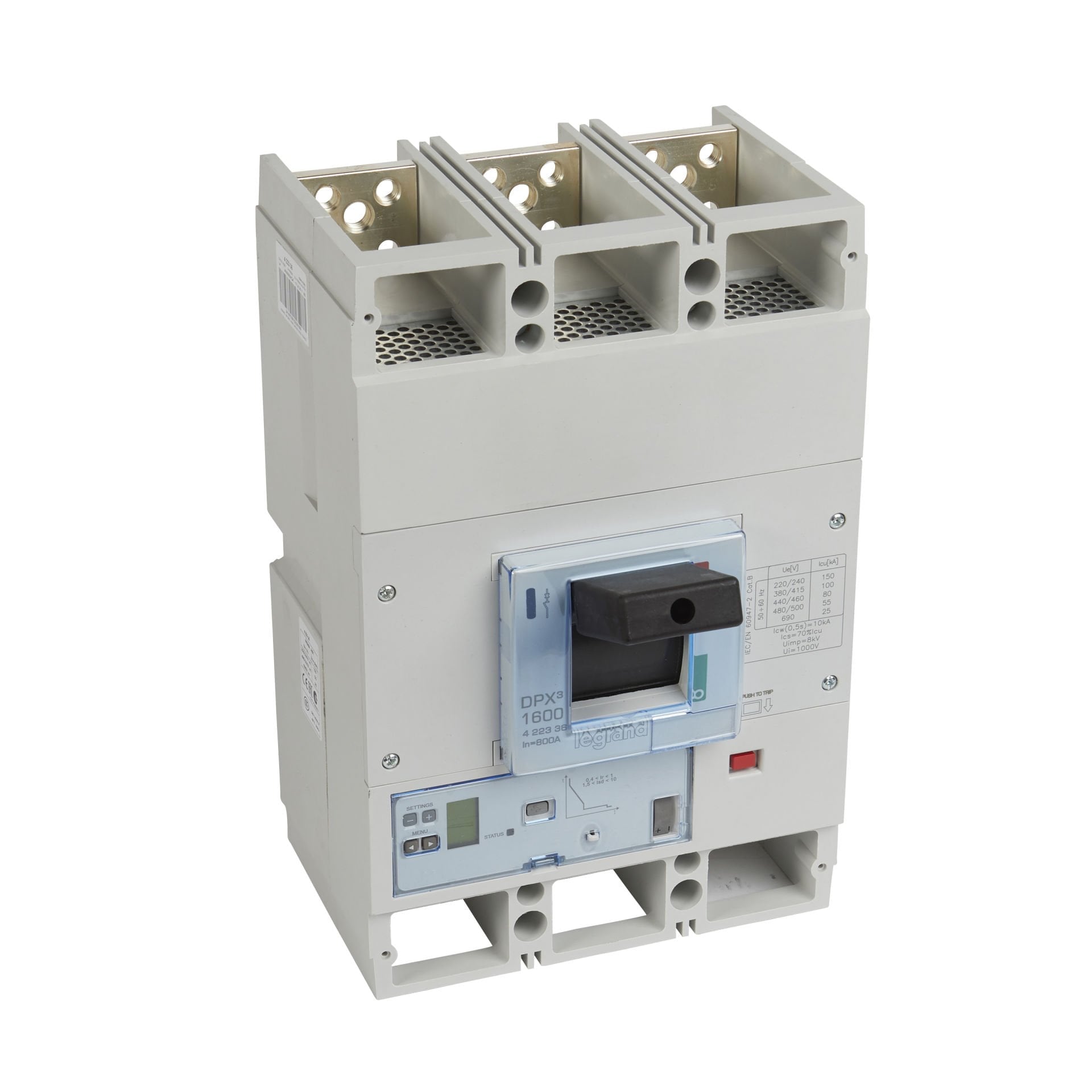 Legrand  DPX³1600 ELE S2 3P 800A 100kA LEG-422336