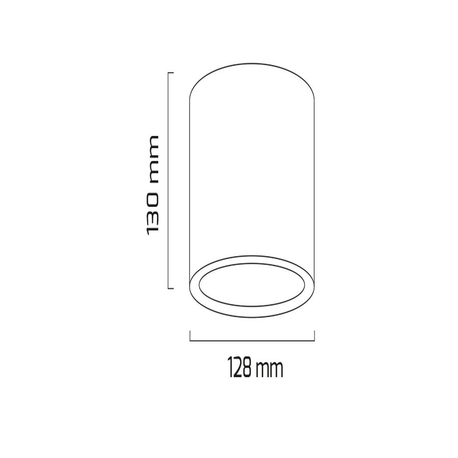 Goya Gy 1854 Siyah Kasa 30W 40° 2700K Sıva Üstü  Led Armatür