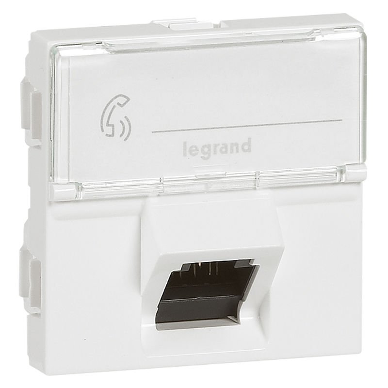 Legrand  Data Prizi, RJ45 Cat6 STP, 45°, 2M, Beyaz LEG-076507