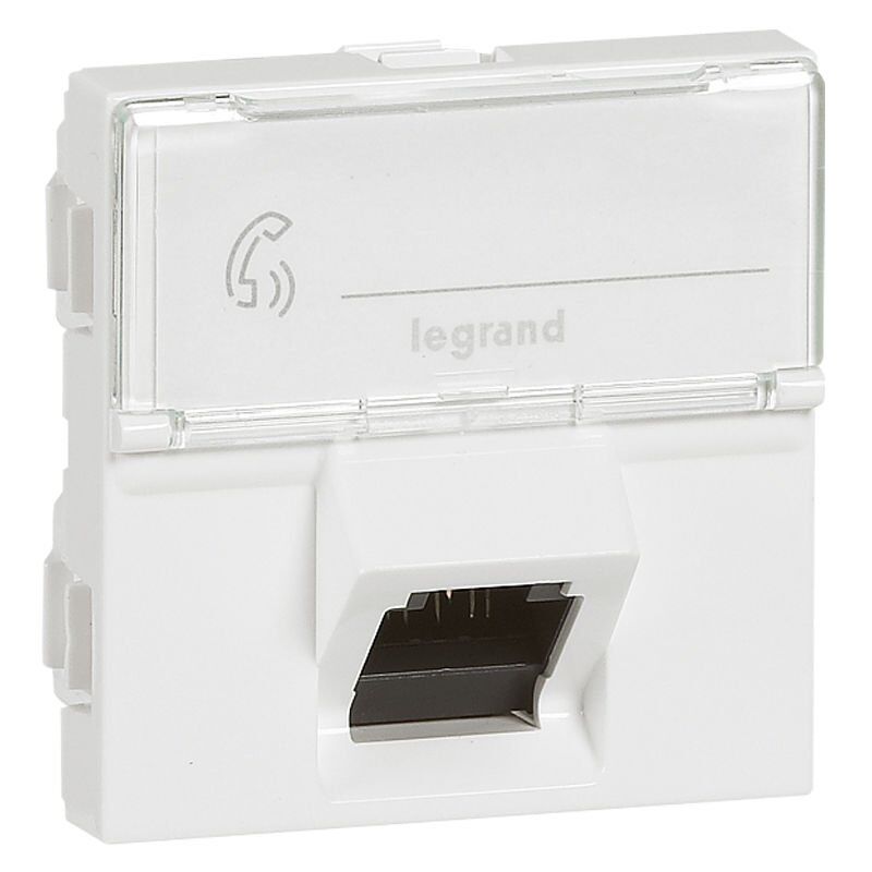 Legrand  Data Prizi, RJ45 Cat6 STP, 45°, 2M, Beyaz LEG-076507