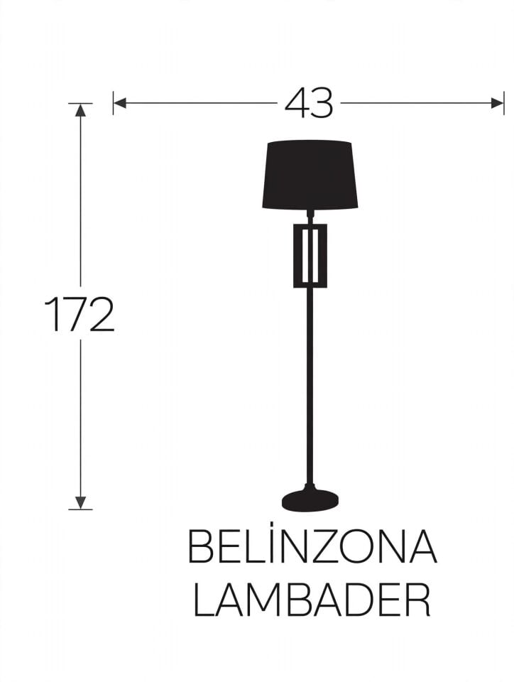 Ascona Bronz Lambader