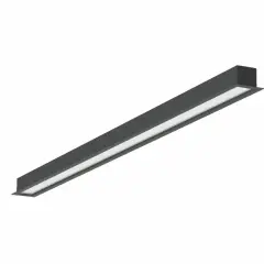 Ack Siva Alti Led Linear Armatur 44W 1210Mm 6500K Siyah Enec Driver
