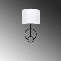 Aydinlatmadunyam Aplik WhiteBlack Asaf-6983