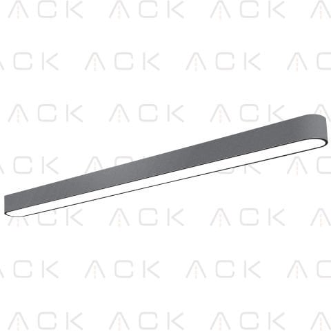 ACK Led Dekoratıf Armatür 3000K W:80Mm, H:75Mm 38W 120Cm I Tıp AL02-14201