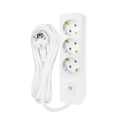 Seldur Üçlü Anahtarli Toprakli Priz, 3m, ÇK G3TA31