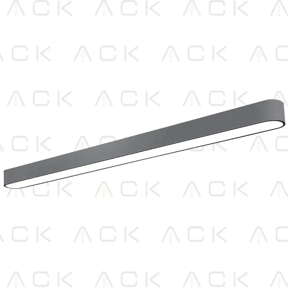 ACK Oval Kenarlı Lineer Armatür 150Cm 48W 3000K AL02-14501