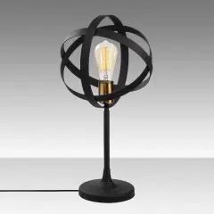 Aydinlatmadunyam Masa Lambasi GoldBlack Gezegen-4847