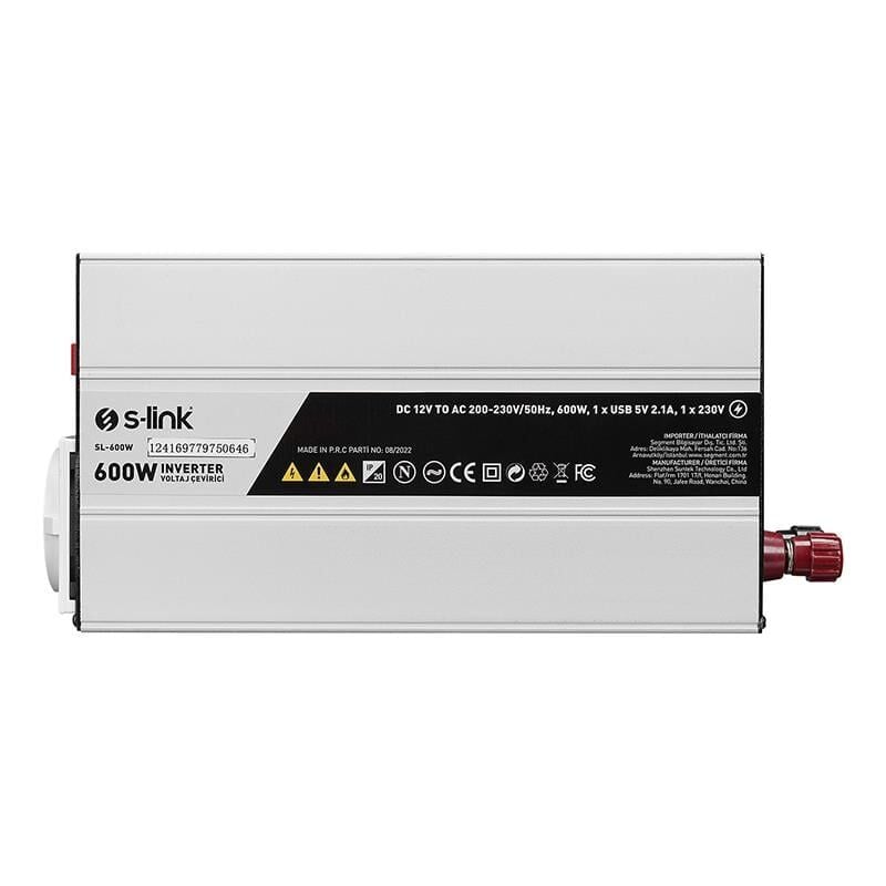 S-Link SL-600W DC12V-AC230V Inverter
