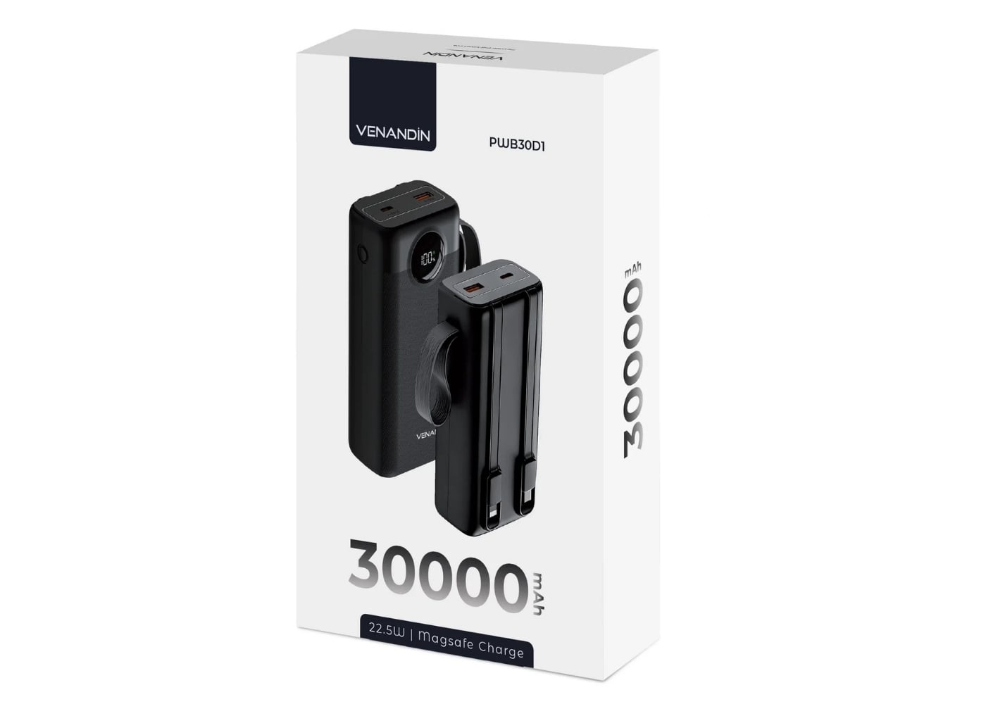 Venandin PWB30D1 22, 5W 30.000 mAh Powerbank
