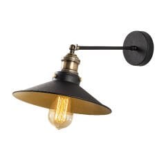 Aydinlatmadunyam Aplik BlackGold Koniksivama-3741