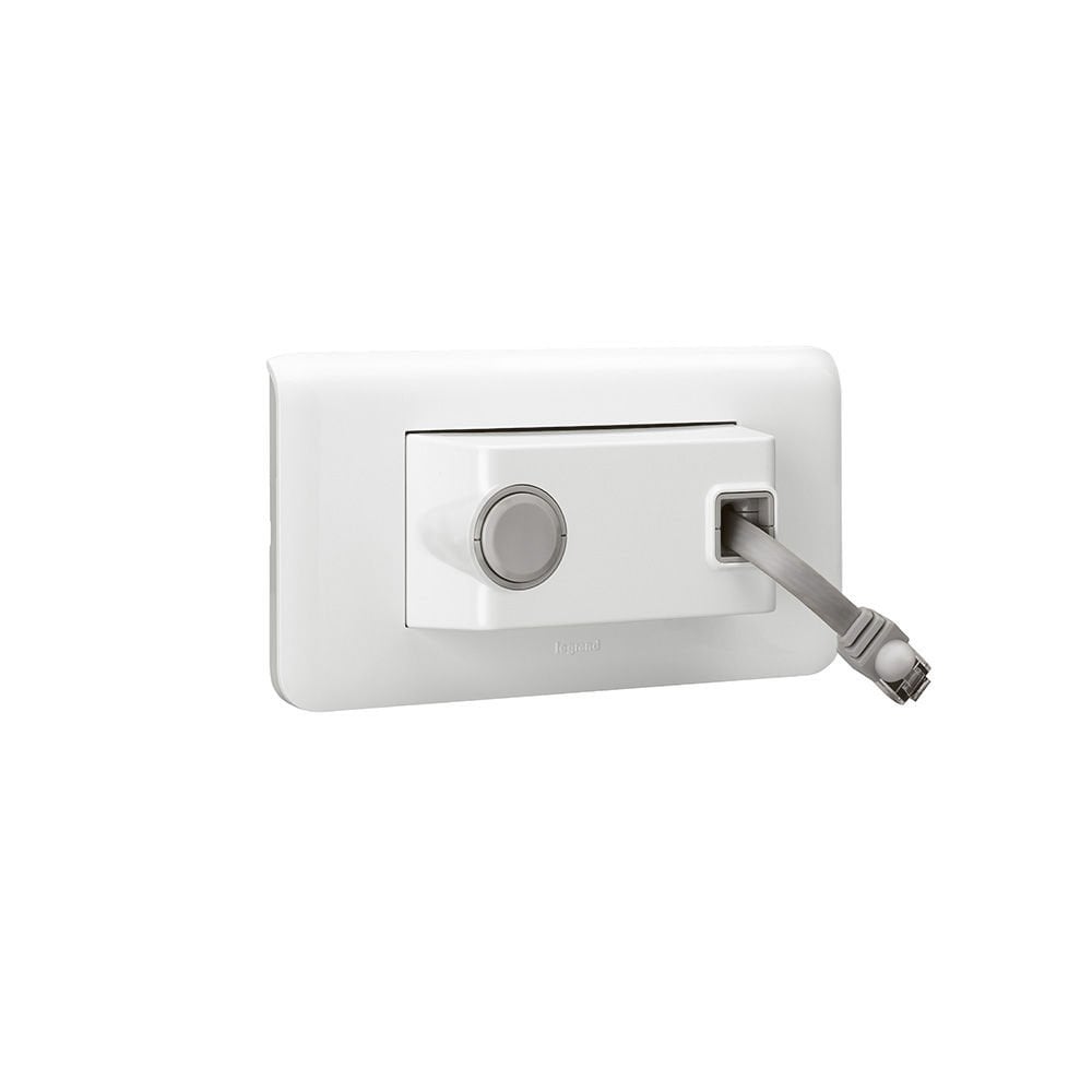Legrand  LCS² Sistem Armada RJ45 Cat6 priz - UTP makaralı patch cordlu priz - 4modül LEG-076532
