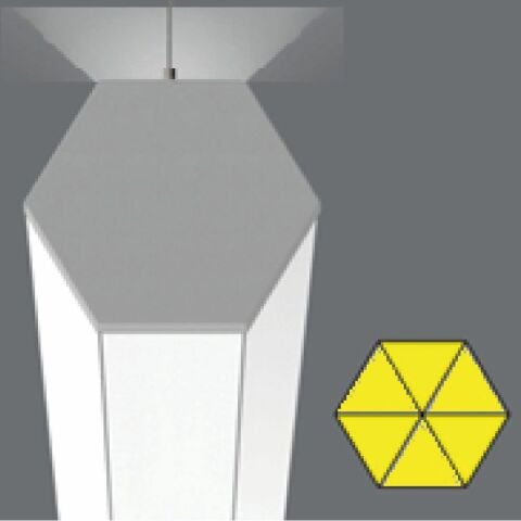 Ack Dekoratif Led Altigen Linear Armatur 3000K 126W