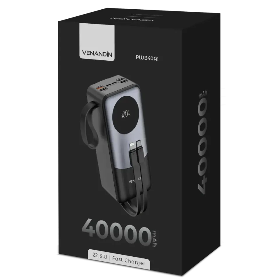 Venandin PWB40A1 22, 5W 40.000 mAh Powerbank