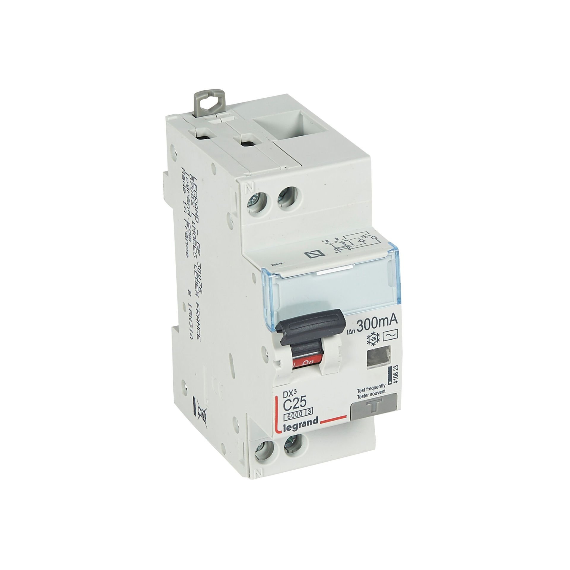 Legrand  DX³ RCBO 25A 1P+N AC tip 300mA  LEG-410823