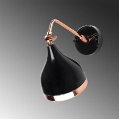 Aydinlatmadunyam Aplik BlackCopper Yildo-S-7031