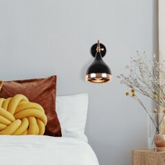 Aydinlatmadunyam Aplik BlackCopper Yildo-S-7031