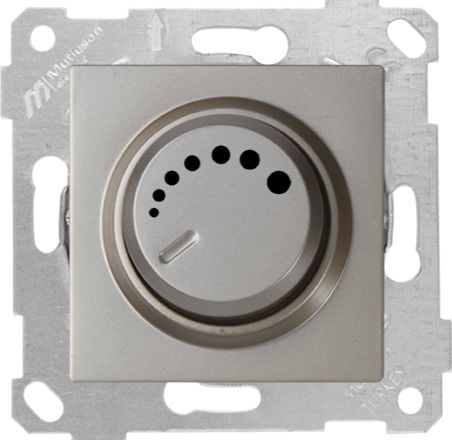 Mutlusan Rita Mek Tuş Rl Işıklı Dimmer 600W Titanyum - 2200 440 0283