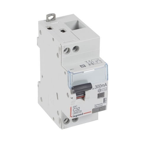Legrand  DX³ RCBO 32A 1P+N AC tip 300mA  LEG-410824