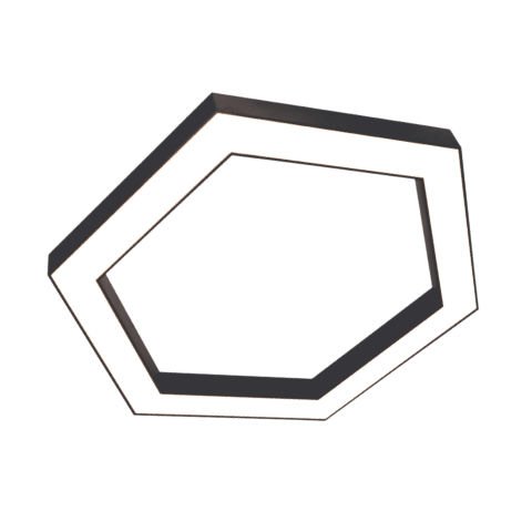 ACK Led Dekoratıf Armatür 3000K W:80Mm, H:85Mm 38W 40Cm Altıgen Tip AL02-16401