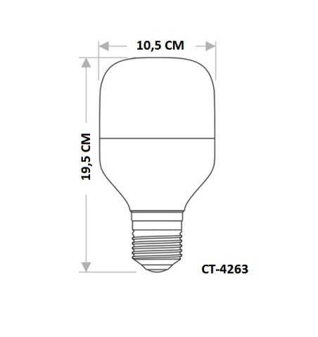Cata 35 Watt E27 Duylu Torch Led Ampul CT-4263 Beyaz Işık
