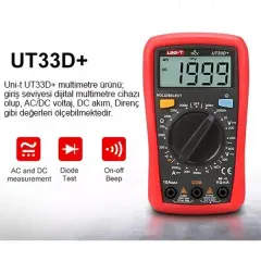 Unit UT33D+  Dijital Multimetre