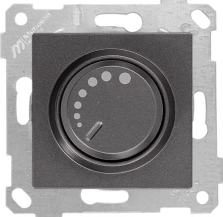 Mutlusan Rita Mek Tuş Rl Işıklı Dimmer 600W Füme - 2200 440 0295