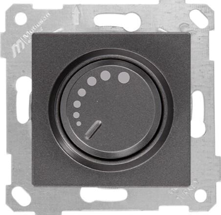 Mutlusan Rita Mek Tuş Rl Işıklı Dimmer 600W Füme - 2200 440 0295
