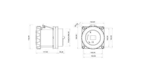 Bemis Cee Norm Fiş 4/125A Makina Priz
