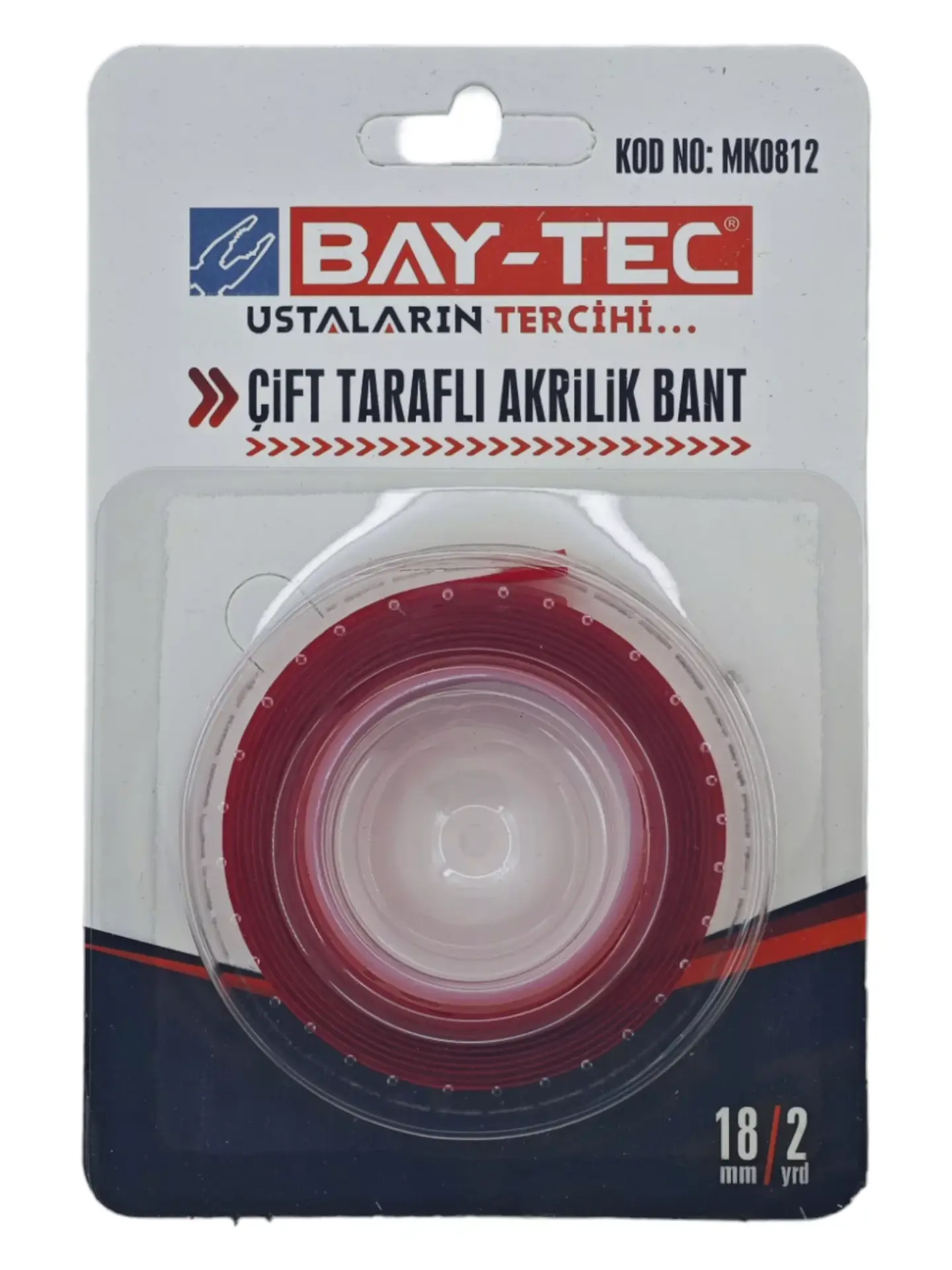 Bay-Tec MK0812 Çift Tarafli Akrilik Bant