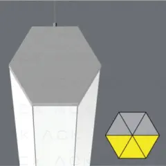 Ack Dekoratif Led Altigen Linear Armatur 3000K 63W