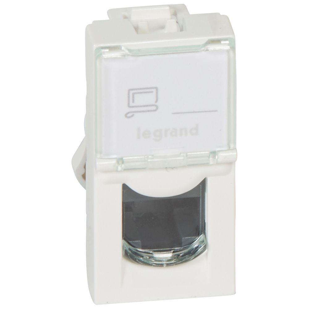 Legrand  LCS² Sistem Armada RJ45 Cat5e priz - UTP - 1modül - Beyaz LEG-076551
