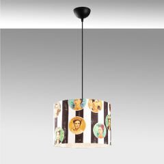 Aydinlatmadunyam Sarkit Multicolor Abajur-40-6423