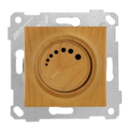Mutlusan Rita Mek Tuş Rl Işıklı Dimmer 1000W Meşe - 2200 444 0258