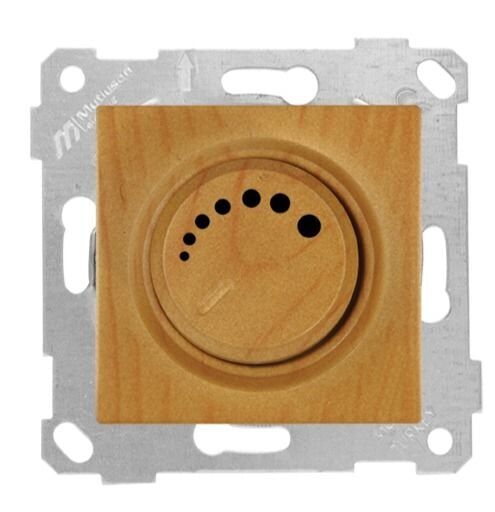 Mutlusan Rita Mek Tuş Rl Işıklı Dimmer 1000W Meşe - 2200 444 0258