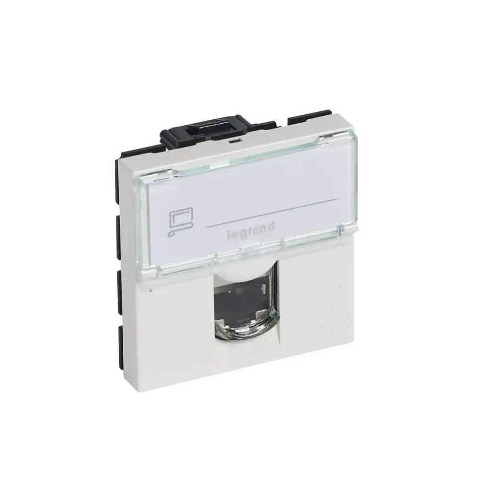 Legrand  LCS² Sistem Armada RJ45 Cat5e priz - UTP - 2modül - Beyaz LEG-076554