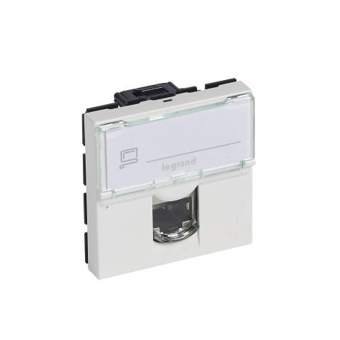 Legrand  LCS² Sistem Armada RJ45 Cat5e priz - UTP - 2modül - Beyaz LEG-076554
