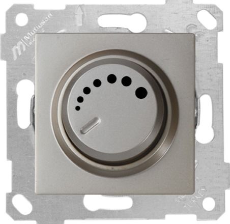 Mutlusan Rita Mek Tuş Rl Işıklı Dimmer 1000W Titanyum - 2200 444 0283