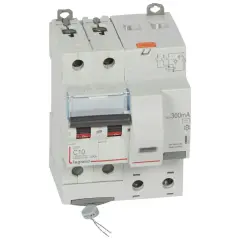 Legrand  DX³ RCBO 10A 2P AC tipi 300mA  LEG-411171