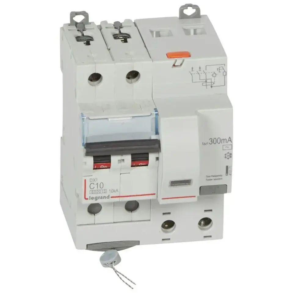 Legrand  DX³ RCBO 10A 2P AC tipi 300mA  LEG-411171
