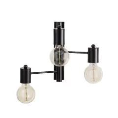Aydinlatmadunyam Aplik Black Hexa-6946