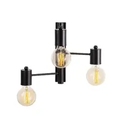 Aydinlatmadunyam Aplik Black Hexa-6946