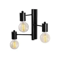 Aydinlatmadunyam Aplik Black Hexa-6946