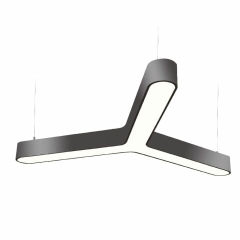 Ack Led Lineer Y Tipi Armatur 30X30Cm (W:80Mm H:75Mm) 30W 3000K