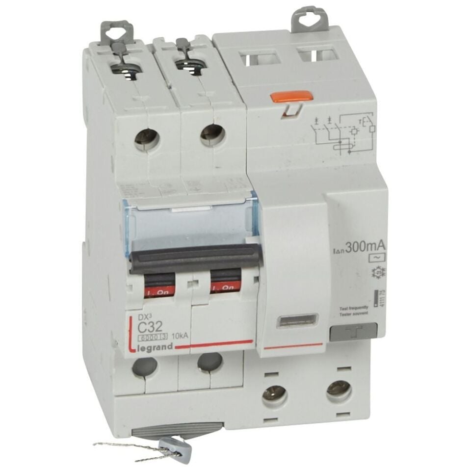 Legrand  DX³ RCBO 32A 2P AC tipi 300mA  LEG-411175