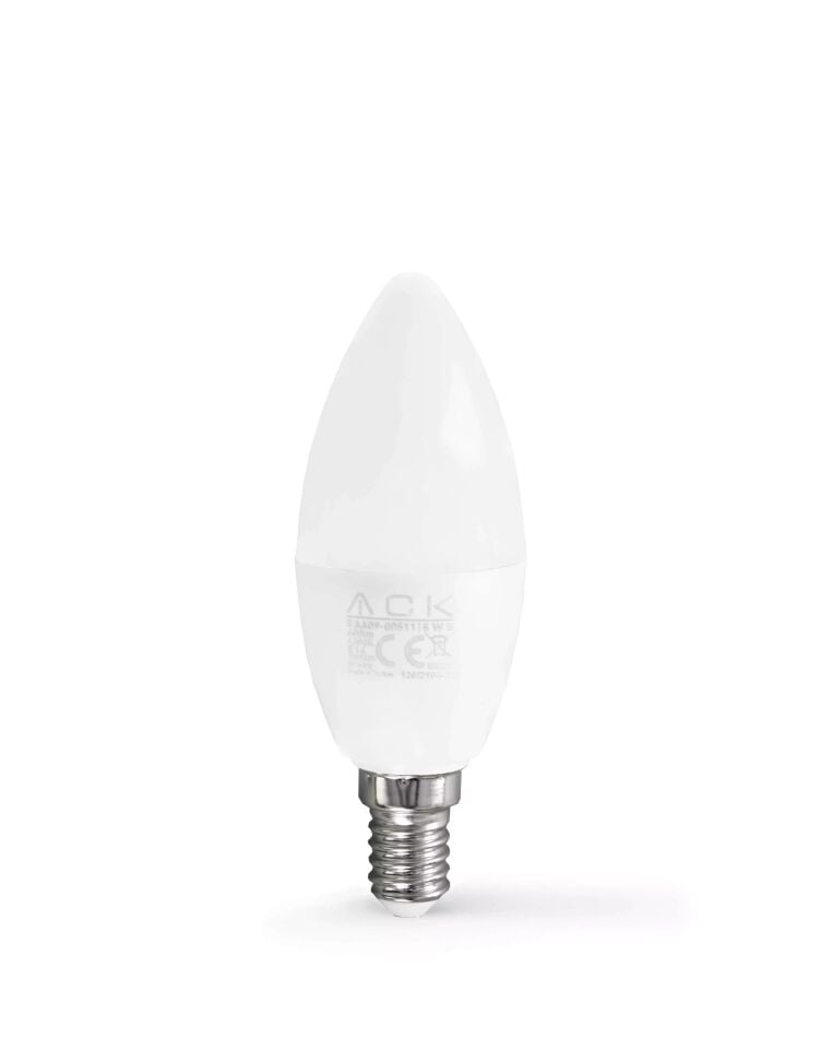 ACK 7W 220-240V E14 4000K Mum Led Ampul AA09-00711
