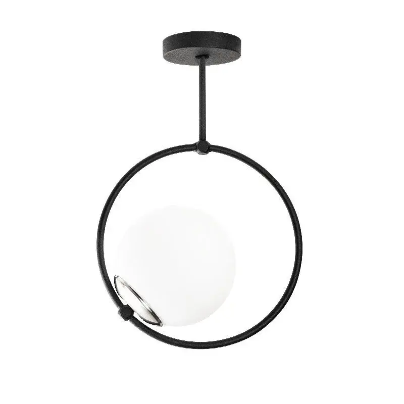 Aydinlatmadunyam Plafonyer BlackWhite Dolunay-3901