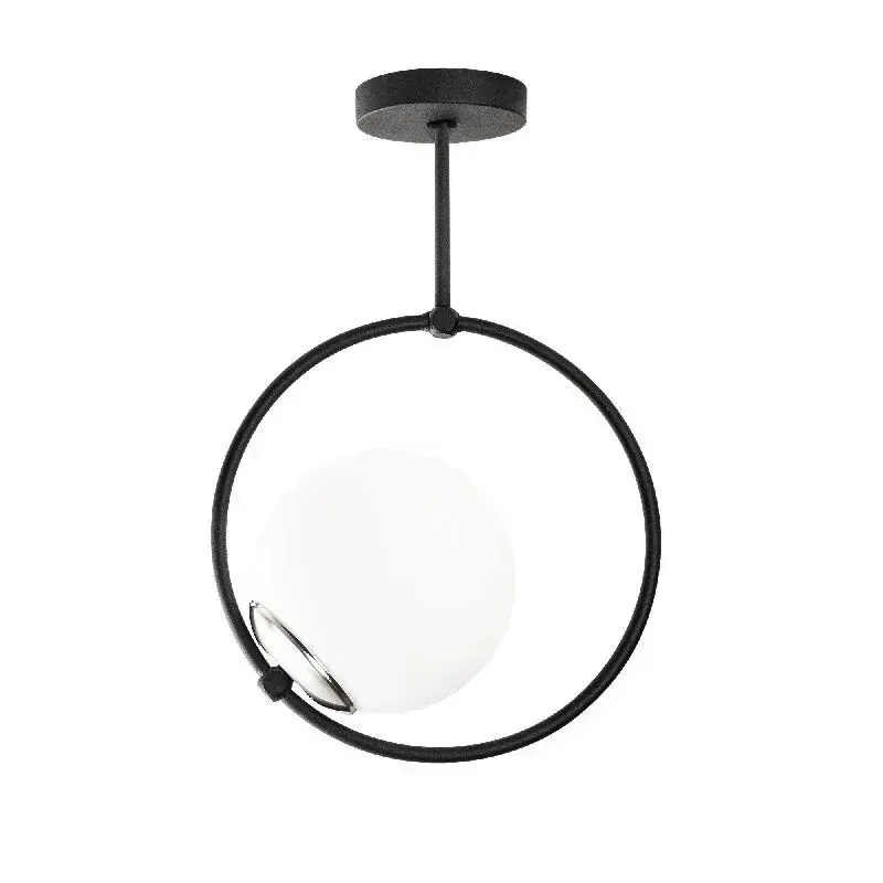 Aydinlatmadunyam Plafonyer BlackWhite Dolunay-3901