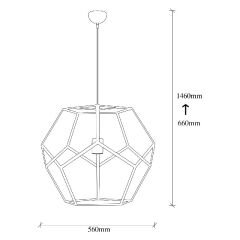 Aydinlatmadunyam Sarkit BlackBronze Degirmen-Mr-113