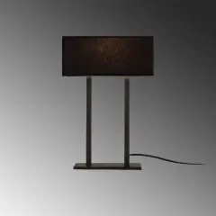 Aydinlatmadunyam Masa Lambasi Black Ciftkol-Mr-615