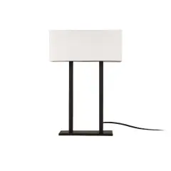 Aydinlatmadunyam Masa Lambasi WhiteBlack Ciftkol-Mr-616